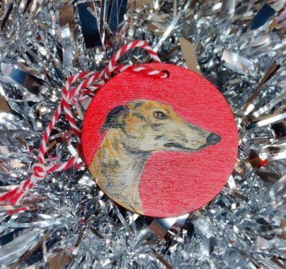 Red Pet Portrait Decoration